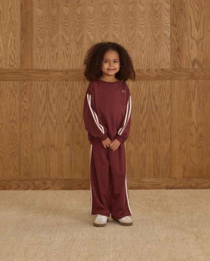 Track Pant || Burgundy