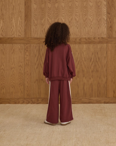 Track Pant || Burgundy