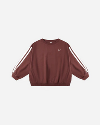 Oversized Sweatshirt || Burgundy