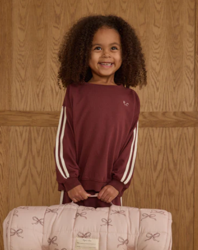 Oversized Sweatshirt || Burgundy