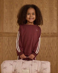 Oversized Sweatshirt || Burgundy