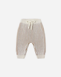 Chunky Knit Pant || Gold