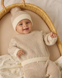 Relaxed Knit Sweater || Gold