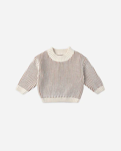 Relaxed Knit Sweater || Gold