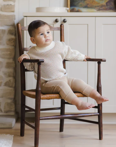 Relaxed Knit Sweater || Gold