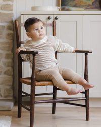 Relaxed Knit Sweater || Gold