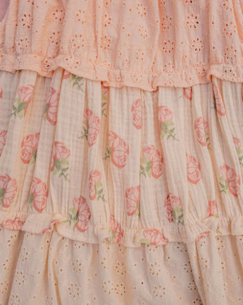 Amber Dress in Pink Rose