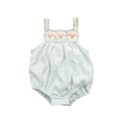 Crochet Bubble in Blue Bouqet