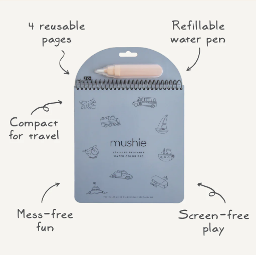 Vehicles Reusable Water Color Pad