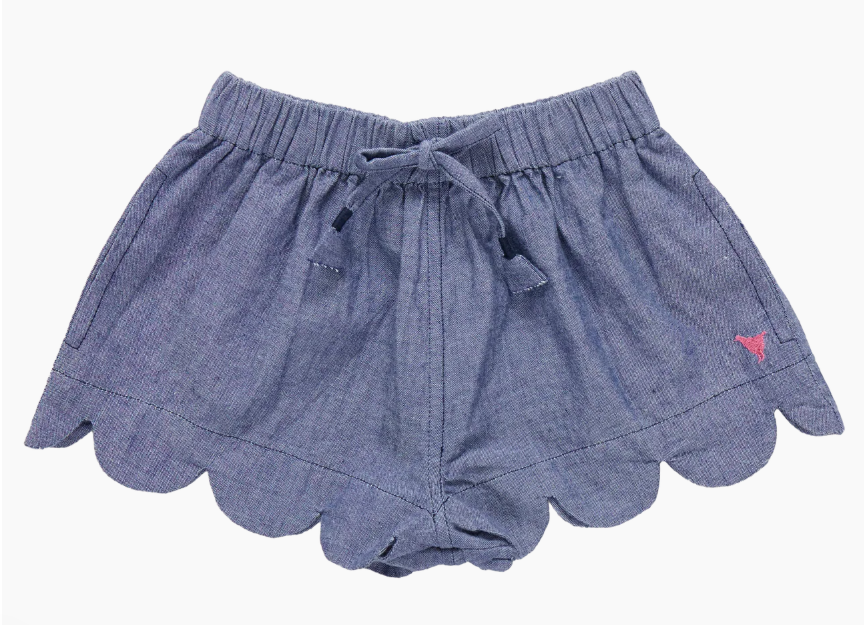 Girls Scallop Short