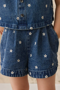 Jardine Short - Josie Floral Denim