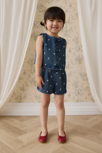 Jardine Short - Josie Floral Denim