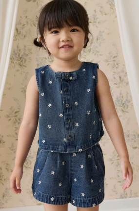Jardine Short - Josie Floral Denim