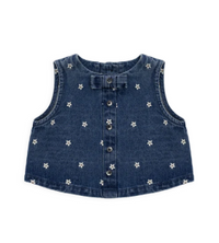 Etta Top - Josie Floral Denim