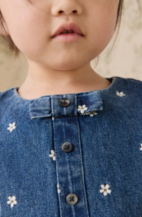 Etta Top - Josie Floral Denim
