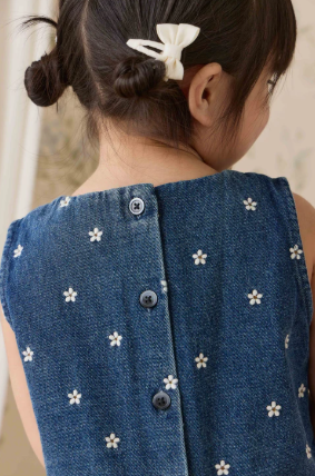 Etta Top - Josie Floral Denim