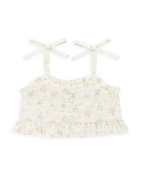 Organic Cotton Mirabel Top - Justine Parchment