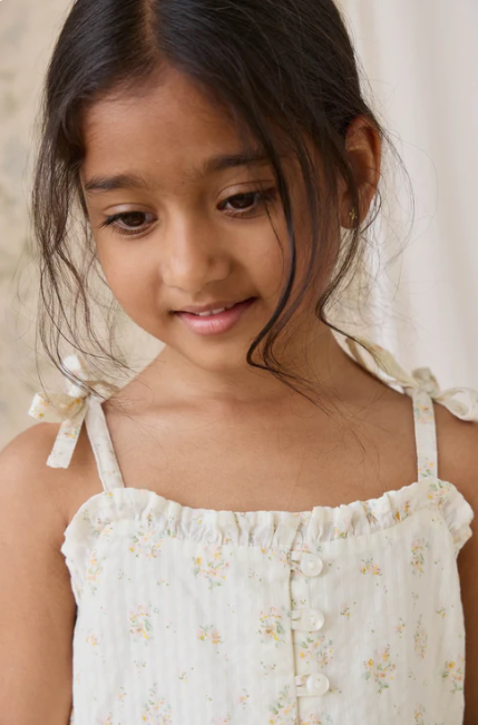 Organic Cotton Mirabel Top - Justine Parchment