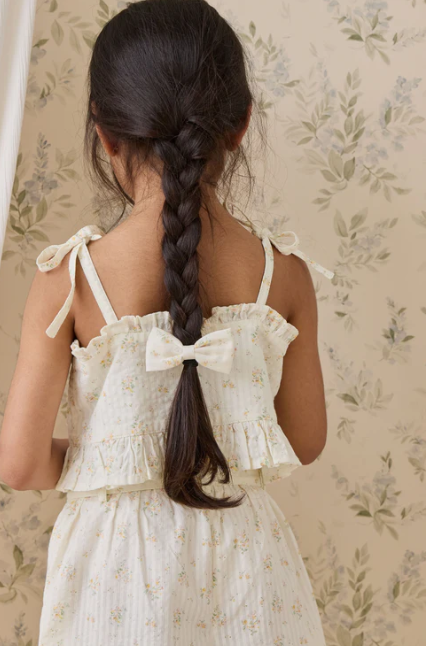 Organic Cotton Mirabel Top - Justine Parchment