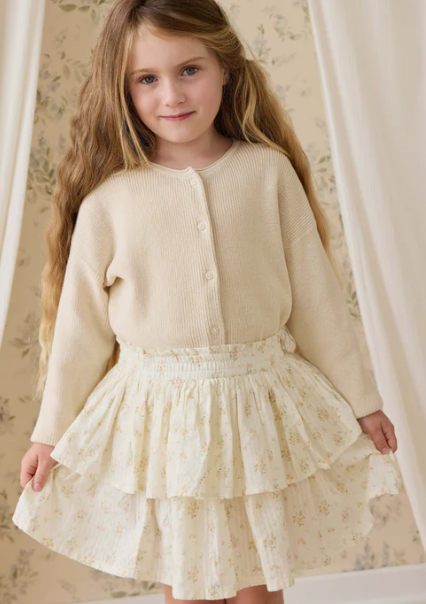 Organic Cotton Cosette Skirt - Justine Parchment