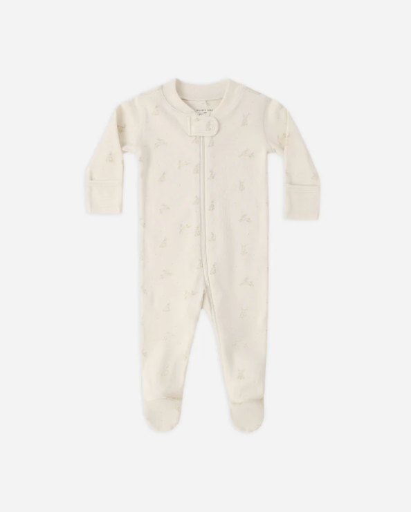 Zip Long Sleeve Sleeper Footie Bunnies