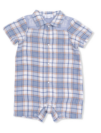 Western Boot Plaid Western Pearl Snap Shortie