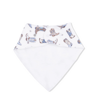 Cowboy Boots Bandana Bib
