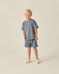 Cove Essential Tee Heathered Marine