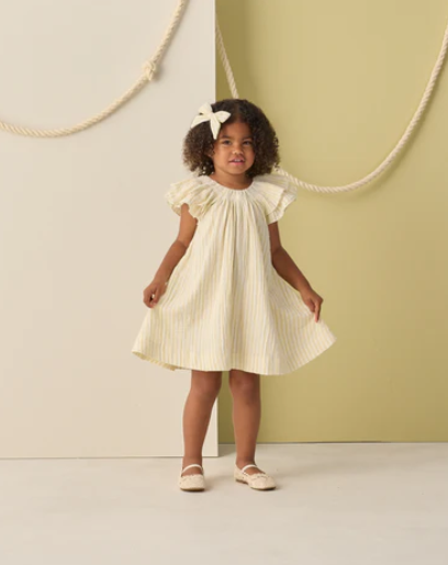 Lucia Dress Citron Stripe