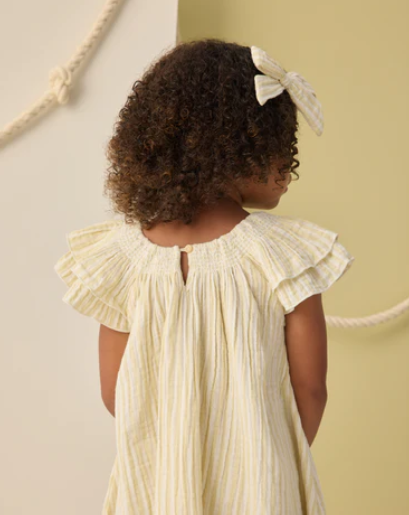 Lucia Dress Citron Stripe