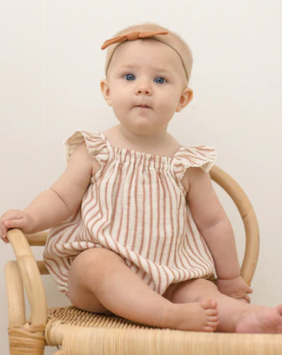 Bonnie Romper Vintage Stripe