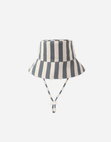 Bucket Hat Retro Stripe Ocean