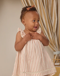 Ruffle Tank Dress Vintage Stripe