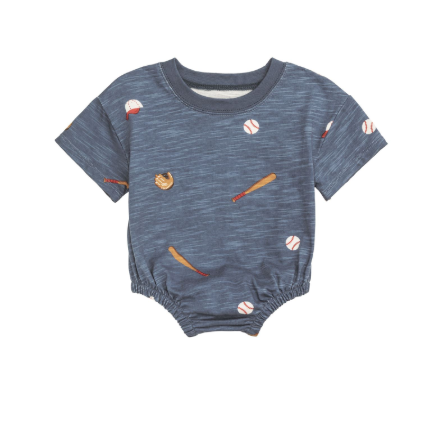 Blue Baseball T-Shirt Bubble