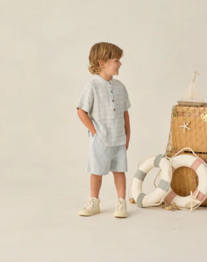 Mason Shirt Light Blue Plaid