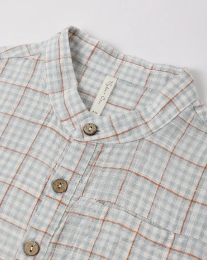 Mason Shirt Light Blue Plaid