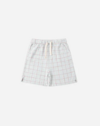 Perry Short Light Blue Plaid