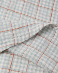 Sabrina Mini Dress Light Blue Plaid