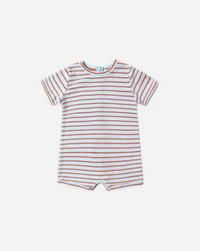 Shorty One-Piece Americana Stripe Swimwear