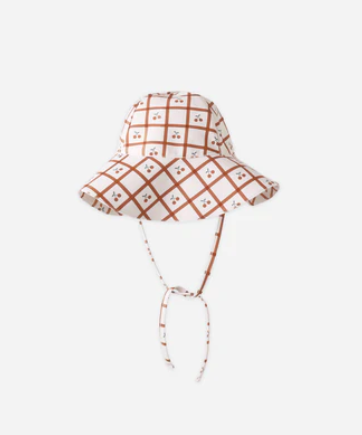 Floppy Swim Hat Cherry Check