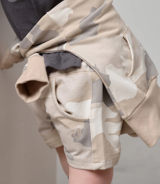 Harem Short - Faded Camo