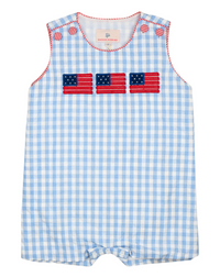 American Flag Applique Shortall