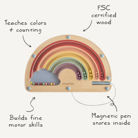 Wooden Magnetic Rainbow Maze