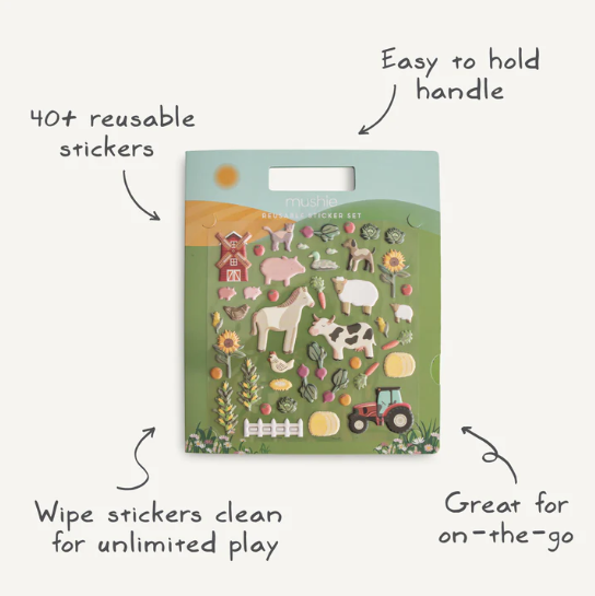 Reusable Sticker Set - Farm