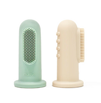 Finger Toothbrush Shifting Sand/Cambridge Blue
