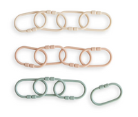 Chain Link Rings - Shifting Sand/Blush/Cambridge Blue