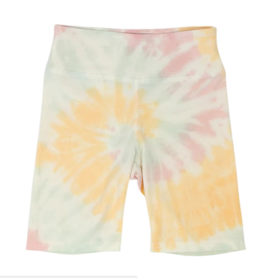 Shaved Ice Cotton Jersey High Waisted Bike Shorts