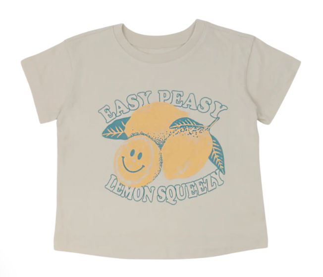 Easy Peasy Cotton Jersey Girls Boxy Tee