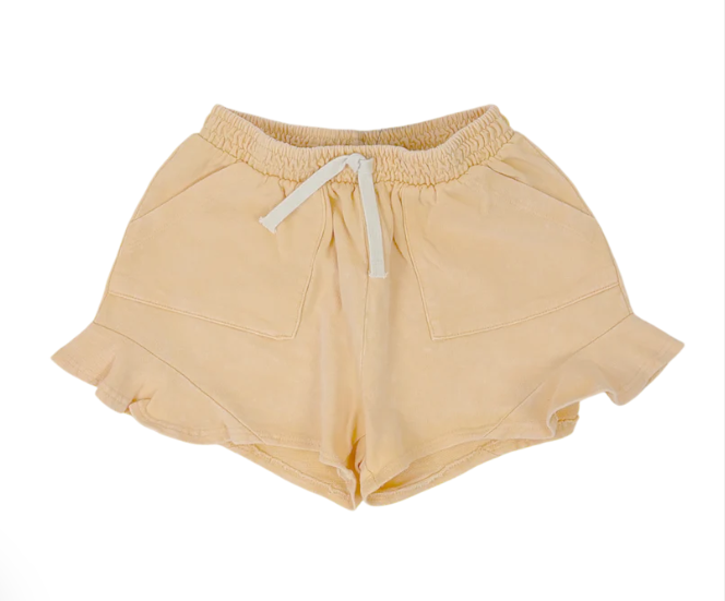 Orange Julius French Terry Butterfly Shorts