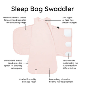Sleep Bag Swaddler in Blush 1.0